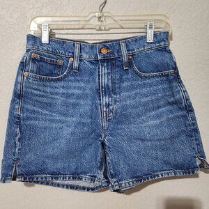 Madewell High-Waisted Denim Shorts Blue Jean Material Size 23 Measures 28